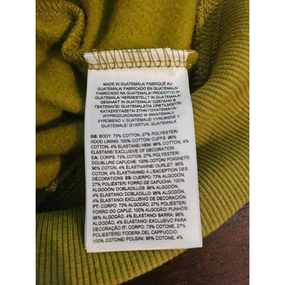 The North Face Hoodie Mens S Sulphur Moss Half Dome Pullover NF0A7UNL OQS-S